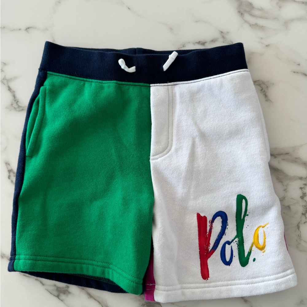 Polo Ralph Lauren Boys Color Block Fleece Shorts